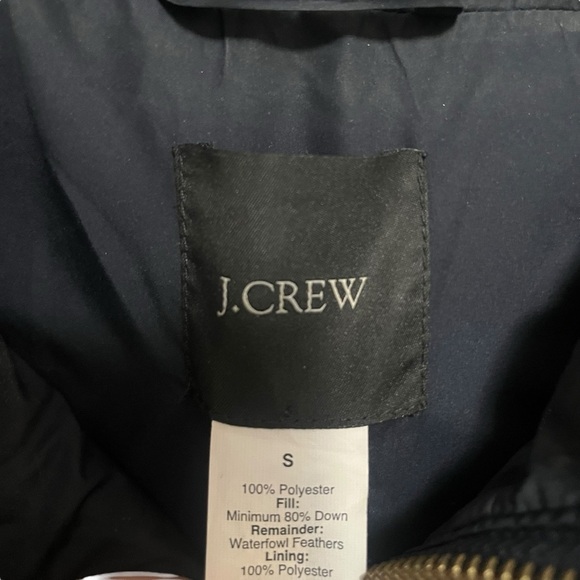 J. Crew Excursion Navy Quilted Down Vest - Picture 6 of 7